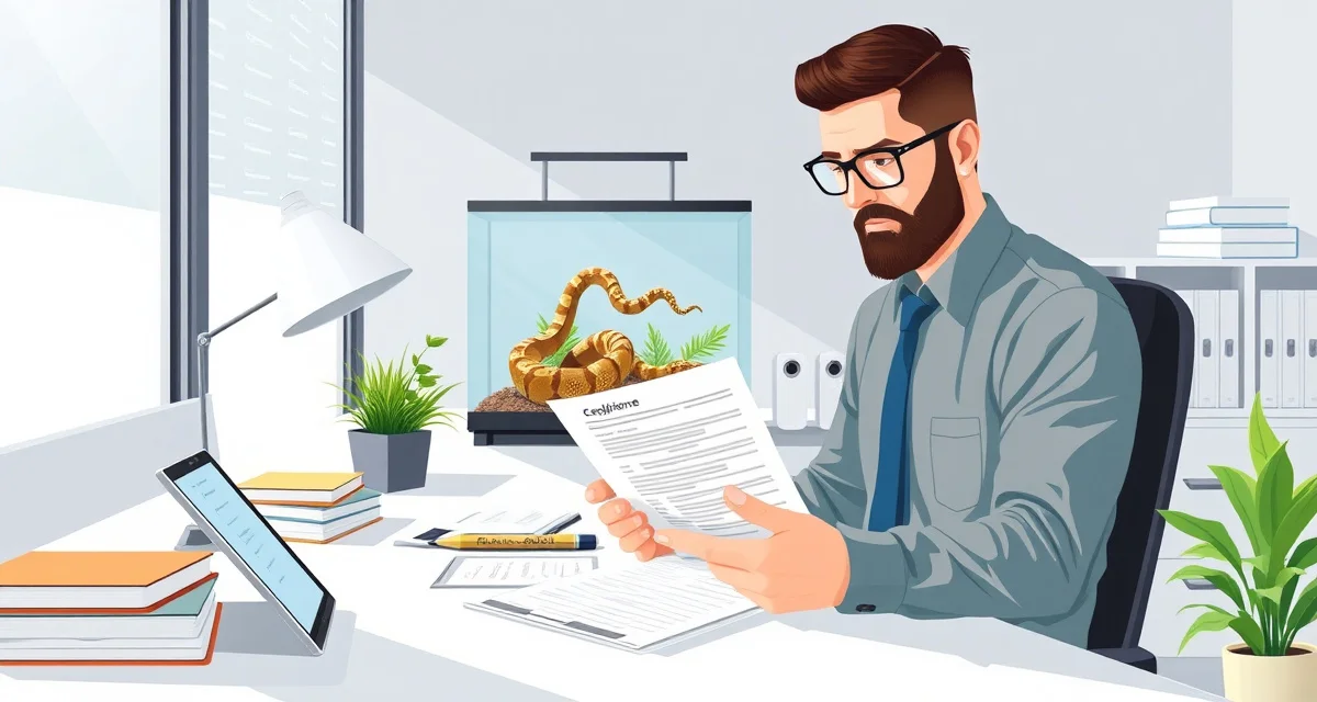 Reptile breeding compliance guide Ball python breeding license and legal requirements documentation with state regulations checklist for reptile breeders