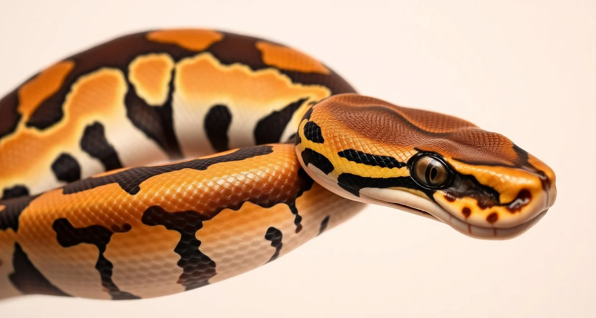 Codominant ball python morph genetics guide Ball python codominant morph displaying genetic inheritance patterns and scale coloration in professional hatchery reference image.