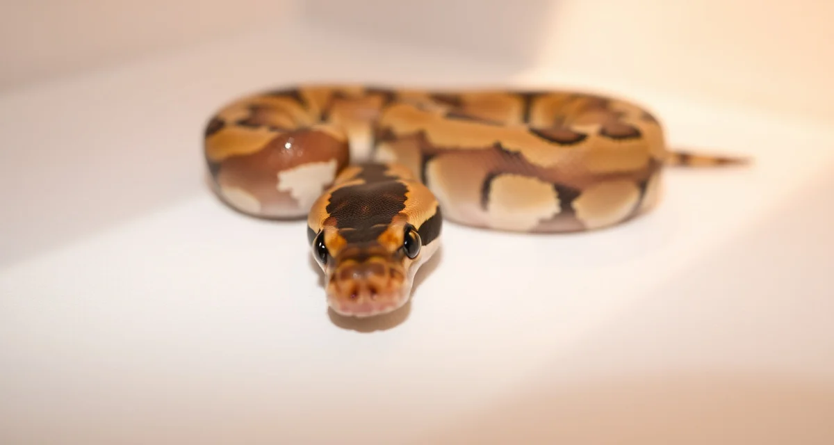 Hatchling morph identification inspection Ball python hatchling morph identification inspection showing scale patterns and coloration characteristics for accurate breed classification at hatch.