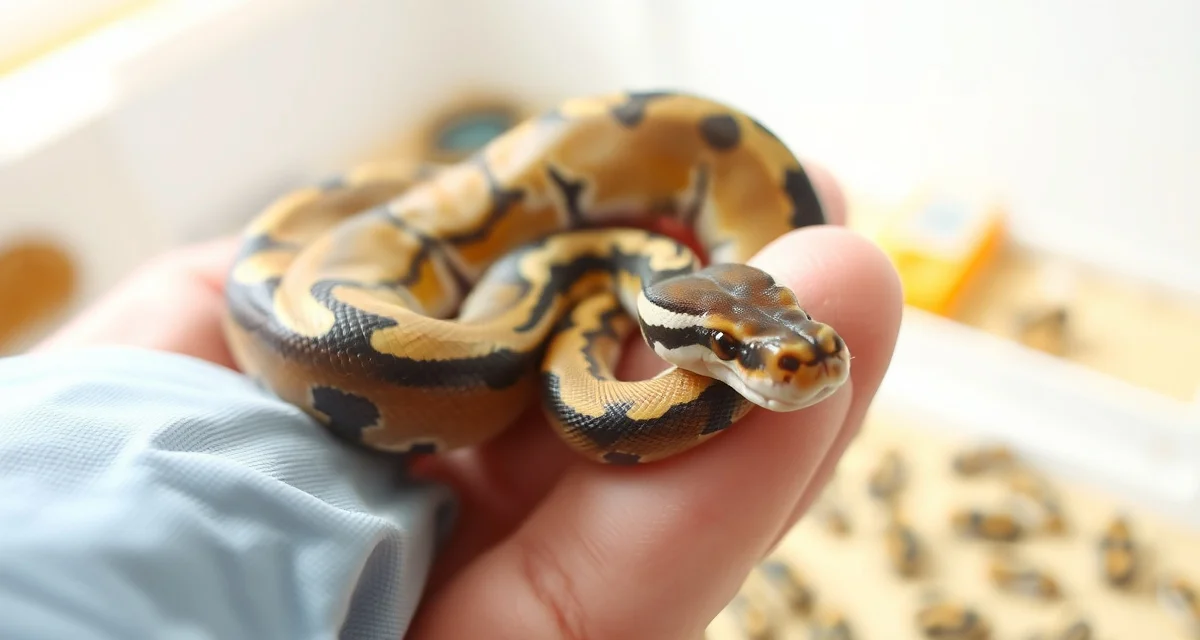 Advanced ball python morph identification for breeders Ball python morph identification showing distinct pattern coloration for breeder reference and new morph research