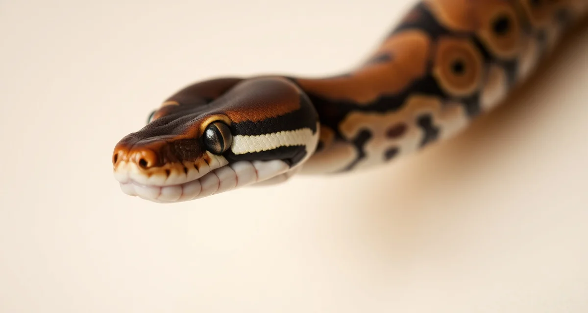Visual guide to identifying ball python genetics by phenotype Ball python displaying distinct morphological markers used for phenotype identification and genetic determination in breeding