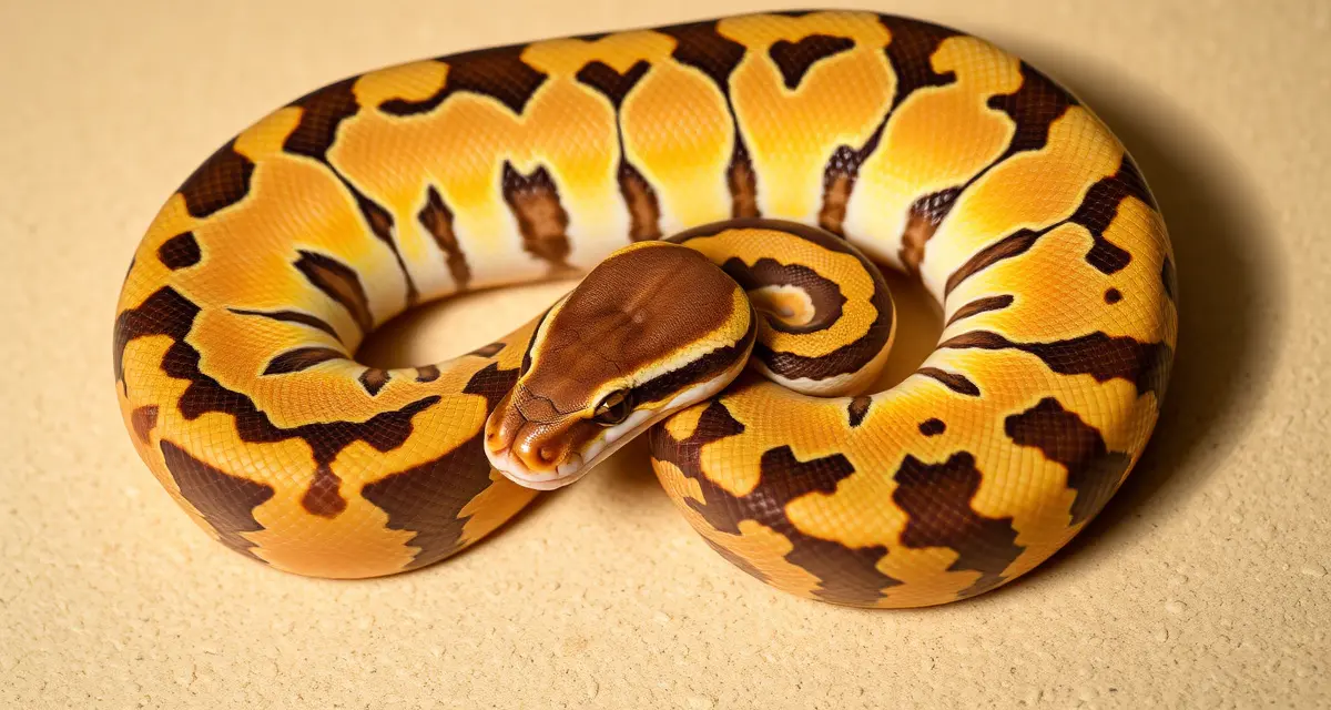 Pinstripe and Leopard Pattern Morphs in Ball Pythons Ball python displaying pinstripe and leopard morph patterns with distinct linear markings and spot mutations used in breeding projects.