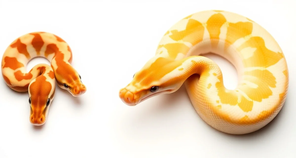 Spotnose and Orange Dream Ball Python Morph Guide Ball python spotnose and orange dream morphs showing genetic expression and color patterns for breeding combination planning