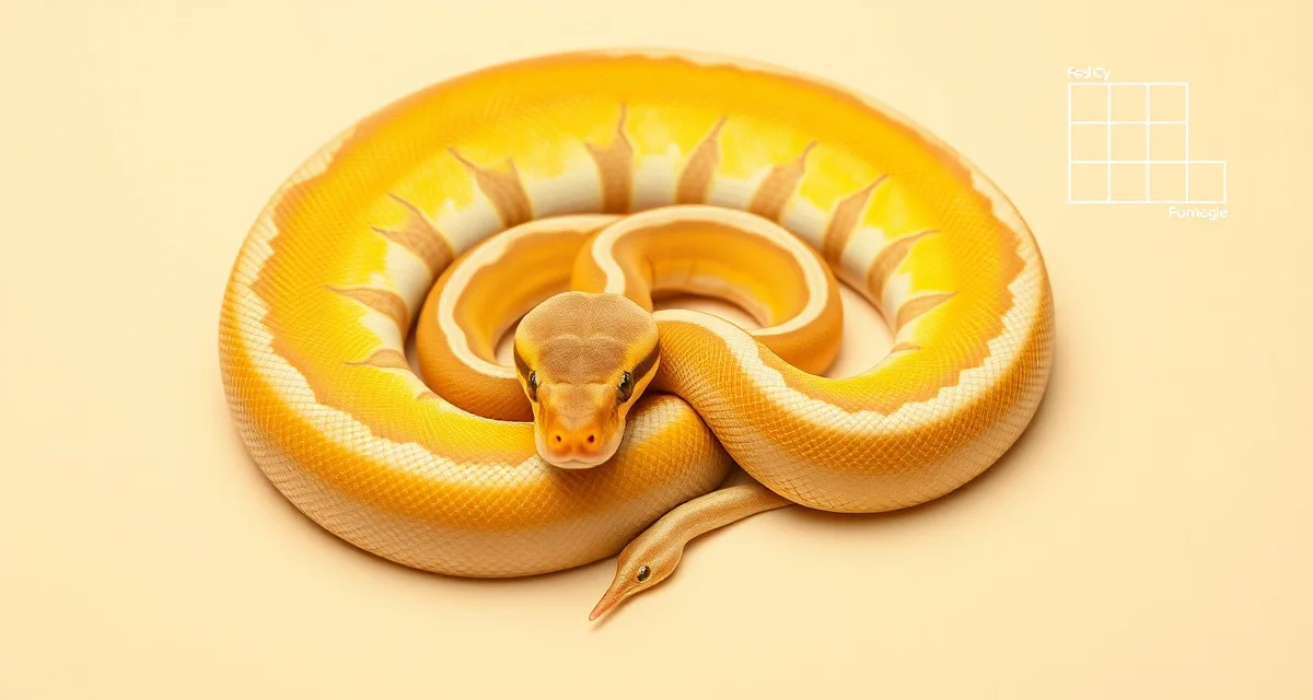 Banana morph genetics inheritance guide Banana ball python displaying sex-linked inheritance genetics with breeding ratio chart for hatchery planning