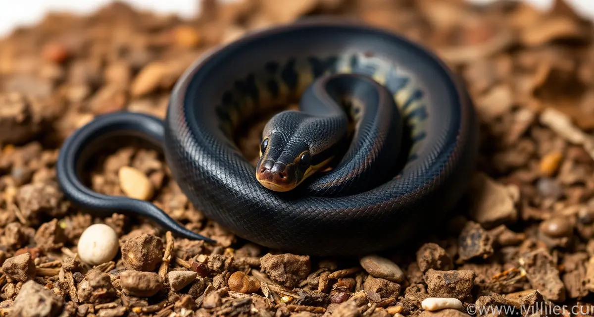 Black Magic Ball Python Genetics and Breeding Black Magic ball python morph displaying dark coloration from Black Pastel and darkening genes combination
