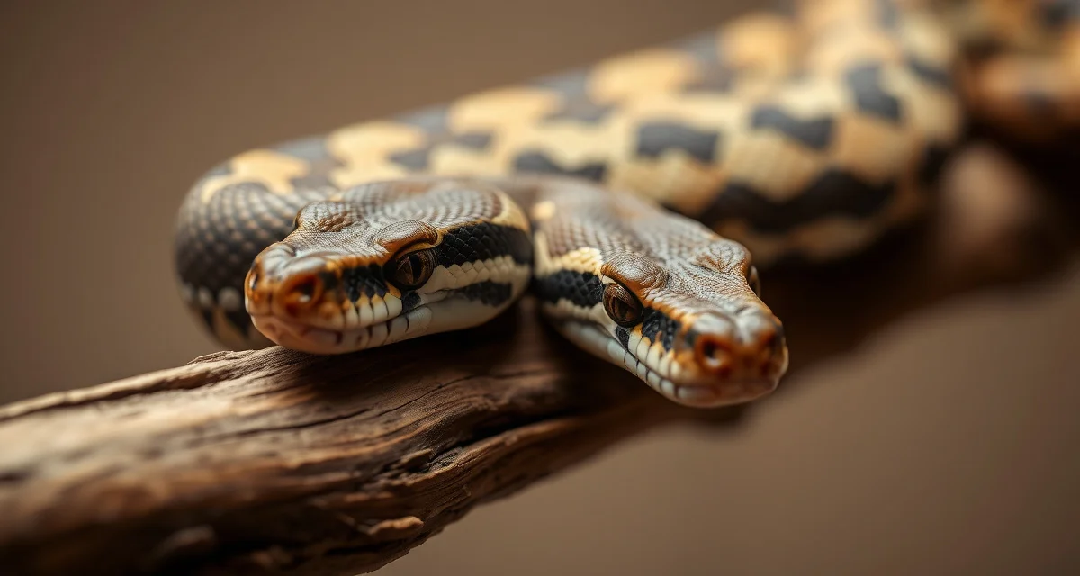 Carpet python health assessment guide for breeders Healthy carpet python displaying vibrant coloration and normal scale condition, essential for identifying common health issues in breeding programs