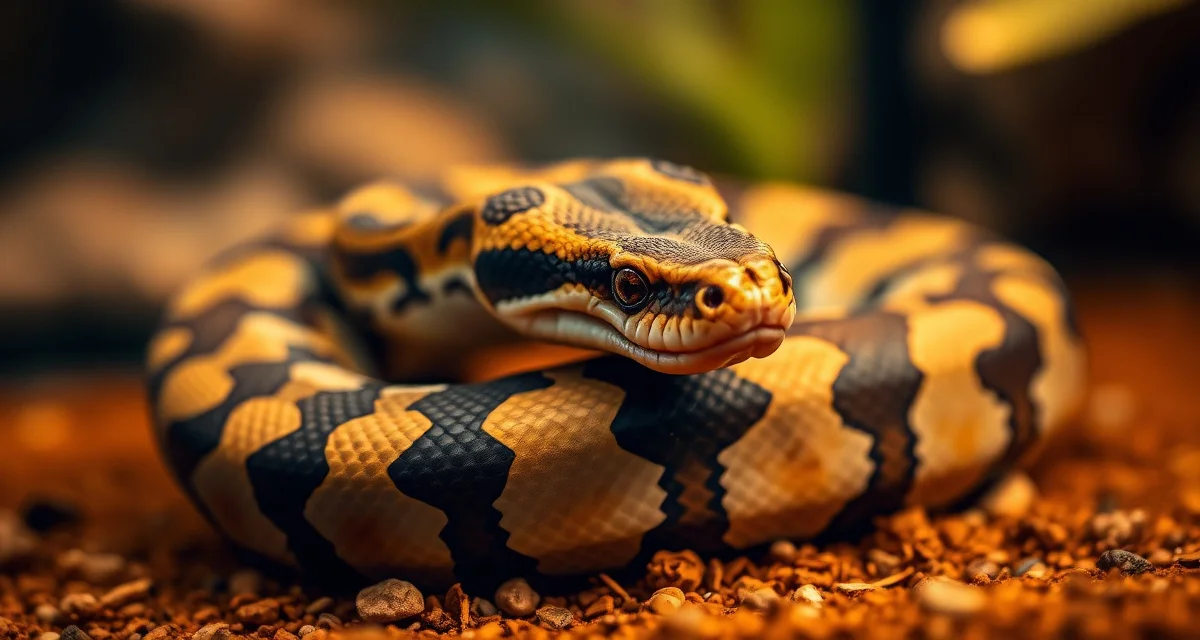 Understanding female ball python breeding behavior Female ball python showing defensive posture during breeding season troubleshooting guide for hatchery management