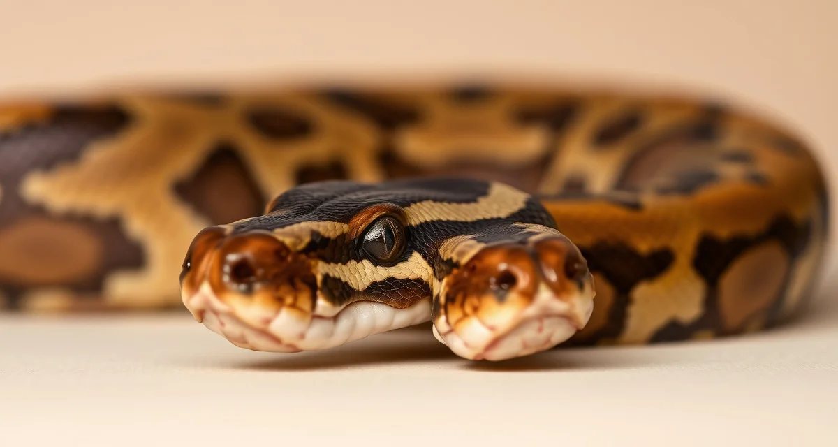Russo morph ball python genetics documentation Russo ball python morph displaying distinctive head pattern and fragmented banding characteristics of single-gene form