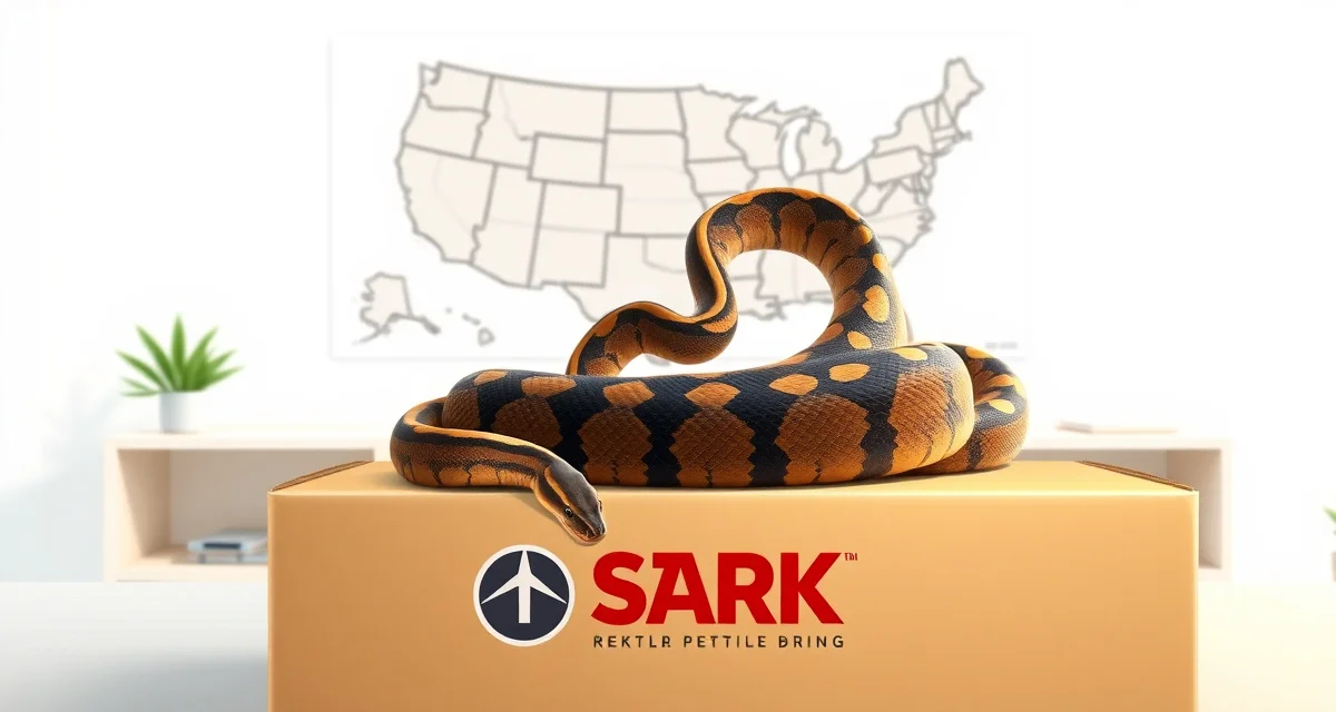 Understanding USARK reptile shipping regulations USARK interstate reptile shipping rules guide showing ball python and shipping compliance requirements for breeders
